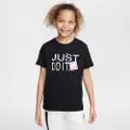 Nike Sportswear-T-shirt til større børn - sort