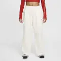 Nike Oversized Nike Sportswear Dri-FIT-fleecebukser til piger - hvid