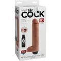 King Cock 10 - livagtig sprøjtende dildo (25cm) - naturlig