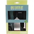 Cozze BBQ set 4 dele: Spartel, Tang, Grillbørste & Grillhandske