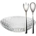 Dorre - Salatskål Glitter 3 dele - Transparent - Serverings- & salatskåle - - Homeroom