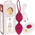Lust - trådløs, opladelig vibrerende geishakugle (brombær)