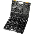 Vevor Socket Socket Sæt 1/2 Tommer 43 Dele Sockets Sockets, Standard Socket Sortiment, 1/2 Inches Drive Socket Sæt 6-punkts Sockets Metrisk 9-30 mm (Standard/Dyb)