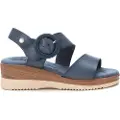 Xti Xtitil kvinder. 14394404-JEANS Sandaler 143944 blå (36), 3-5 cm, Spænder, Casual