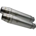 Gpr Exhaust Systems Deeptone Inox Cafè Racer Silencer Without Link Pipe Xj 600 Diversion 91-01 Homologeret Lyddæmper