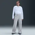 Nike Sportswear Phoenix Fleece-sweatpants med høj talje og brede ben til kvinder - grå