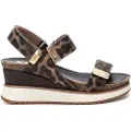 Xti Xtitil kvinder. 14459202-TAUPE Sandaler 144592 brun (41), 5-8 cm, Spænder, Casual, Dyreprint