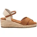 Xti Xtitil kvinder. 14411002-CAMEL Sandaler i læder 144110 brun (39), 3-5 cm, Ruskind, Spænder, Casual