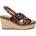 Xti Xtitil kvinder. 14459101-CAMEL Sandaler 144591 brun (41), 5-8 cm, Spænder, Casual, Dyreprint