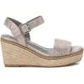 Xti Xtitil kvinder. 14411603-PLOMO Sandaler 144116 sølv (41), Sølvfarvet, 8-10, Spænder, Casual
