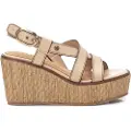 Carmela Carmelatil kvinder. 16154601-BEIGE Sandaler i læder 161546 beige (41), Brun, 8-10, Spænder, Casual