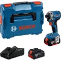 Bosch Gdr 18v-215 + 2 Bat 4.0ah + L-boxx Slagskruetrækker