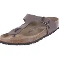 Birkenstock Birkenstocktil kvinder. 43751 Gizeh Birko-Flor taupe sandaler (38), Fast, Ingen, Casual, Gråt