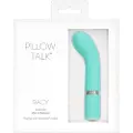 Pillow Talk Racy - akku-drevet slank G-punkt vibrator (turkis)