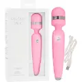 Pillow Talk Cheeky Wand - genopladelig massagevibrator (pink)
