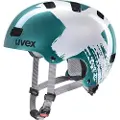Uvex kid 3, cykelhjelm, junior, turkis/sølv