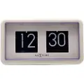 Nextime - Bord-/Vægur Flip Clock 24HR 18 cm - Hvid - Vægure og bordure - - Homeroom