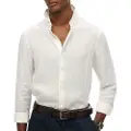 Superdry Vacation Linen Skjorte Med Lange ærmer