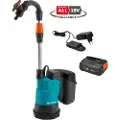 Gardena 2000/2 P4a Batteridrevet Rentvandspumpe 18v