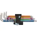 Wera 3950 SPKL/9 SM Multicolour vinkelnøglesæt, metrisk, rustfri stål, 9 dele