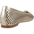Alpe Alpetil kvinder. 541861 Golden Liss Ballerinaer i læder (39), Guldfarvet, Fast, Ingen, Casual