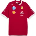 Puma Scuderia Ferrari 2025 Drivers Tee Men, Clothing, Dark Cherry, XXL