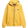 Superdry Essential Logo Washed Sweatshirt Med Lynlås