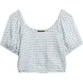 Superdry Smocked Kortærmet Bluse