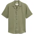 Tom Tailor Relaxed Viscose Linen Kortærmet Skjorte