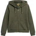 Superdry Tattoo Rhinestone Sweatshirt Med Lynlås