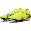 Puma FUTURE 8 MATCH FG/AG Football Boots Unisex, Shoes, Yellow Alert/Black/Sun Struck, 40.5