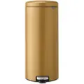 Brabantia Pedal skraldespand NEWICON 30 l, varm gylden, stål, Brabantia
