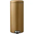 Brabantia Pedal skraldespand NEWICON 30 l, varm messing, stål, Brabantia