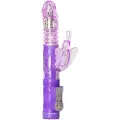 EasyToys Butterfly - roterende skubbende vibrator (lilla)