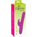 Sweet Smile SMILE Rabbit - genopladelig klitoris-arm vibrator med rotation (pink)