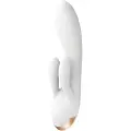 Satisfyer Double Flex - smart, klitoris-armet vibrator (hvid)