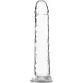 Addiction Crystal - sugekop dildo (gennemsigtig) - 18cm