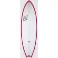 TwinsBros Ajeje Future Fucsia Rail Surfboard mønster