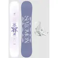 Salomon Lotus+Spell M white Snowboardsæt mønster