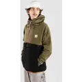 Passenger Woodland Hooded 1/2 Zip Polar Half-Zip Fleecepullover sort