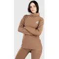 Eivy Icecold Gaiter Rib Top Basislag - undertrøje brun