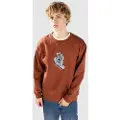 Santa Cruz Screaming Scratched Hand Strip Sweater brun