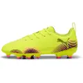 Puma FUTURE 8 PLAY FG/AG Football Boots Youth, Shoes, Yellow Alert/Black/Sun Struck, 34.5