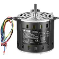 Vevor 1/3HK ovnblæsermotor, 220V 1,95 ampere, 1250 o/min 3-hastigheder, 10 mm akseldiameter, 20 mm aksellængde, rotation mod uret fra akselenden, inklusive CBB60 15μF/450V kondensator