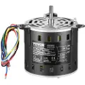 Vevor 1/2HK ovnblæsermotor, 220V 2,6A, 1300 o/min 3-hastigheder, 10 mm akseldiameter, 20 mm aksellængde, rotation mod uret fra akselenden, inklusive CBB60 15μF/450V kondensator