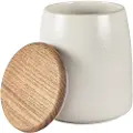Bitz Køkkenopbevaringsglas 1,4 l, 16,5 cm, mat creme, Bitz