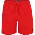 Superdry Superdrytil mænd. M3010256A Essential badedragt rød (L), Badetøj, Genanvendt polister, Bæredygtig