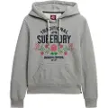 Superdry Superdrytil kvinder. W2012539A Lot 54 grå sweatshirt (XS), Casual, Bomuld