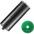 Vevor kernebor, 4" våd/tør diamantkernebor til mursten og blok, betonkernebor med pilotbitadapter og savklinge, 9,5" boredybde, 5/8"-11 indvendigt gevind, lasersvejsning