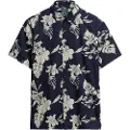 Superdry Superdrytil mænd. M4010947A Blå skjorte med hawaii-print (M), Casual, Modal, Korte ærmer